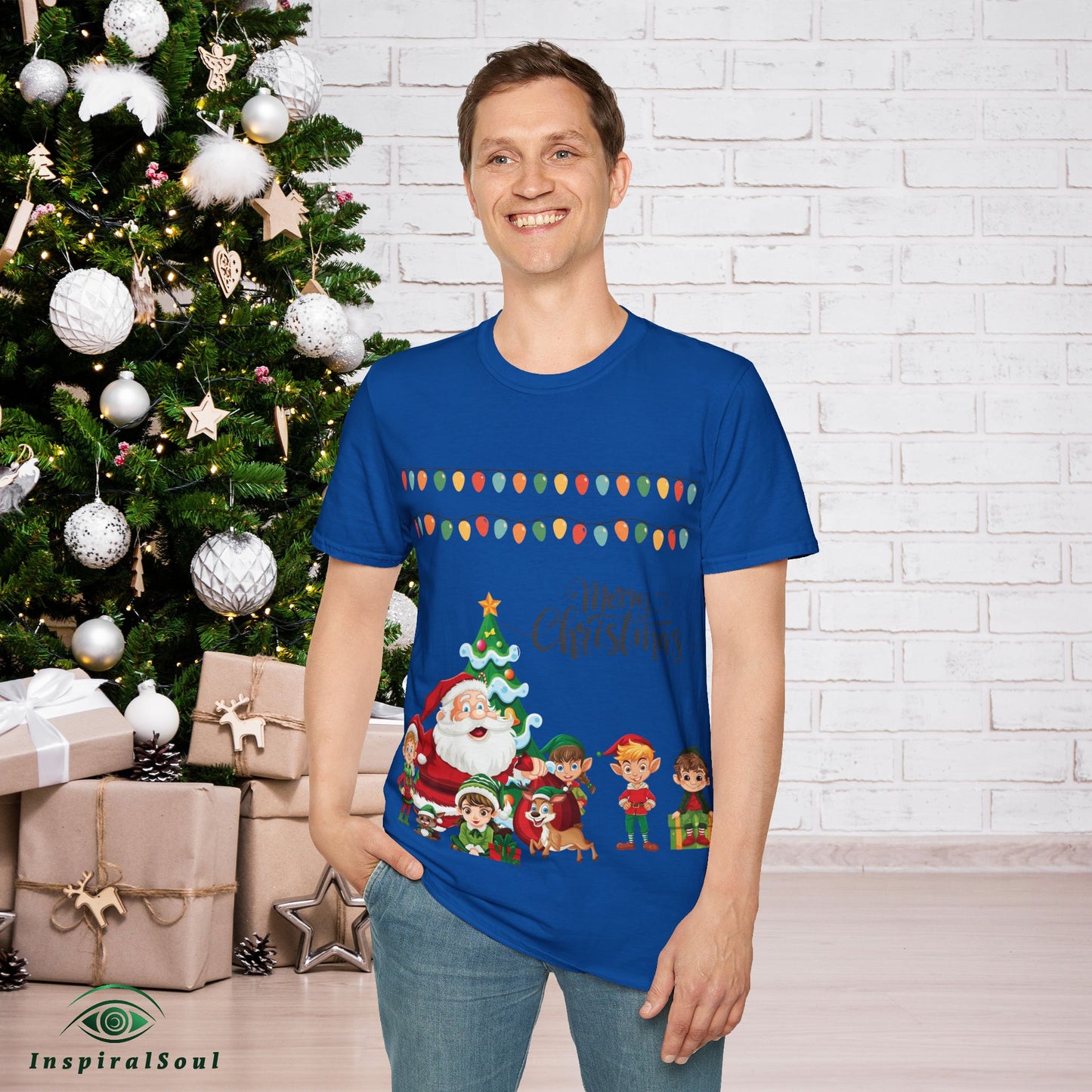 Merry Christmas Unisex Soft style T-Shirt – Cozy & Festive Holiday Wear