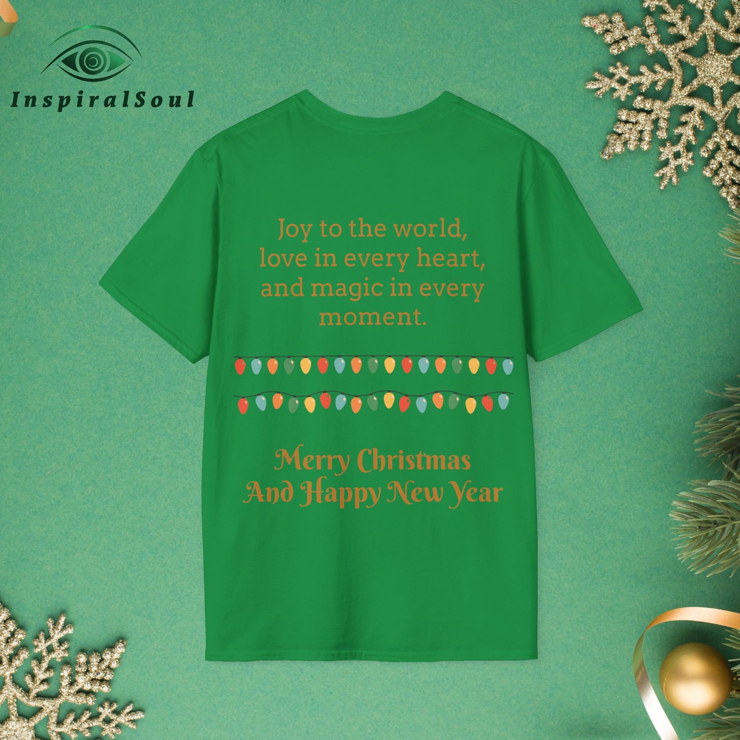 Merry Christmas Unisex Soft style T-Shirt – Cozy & Festive Holiday Wear