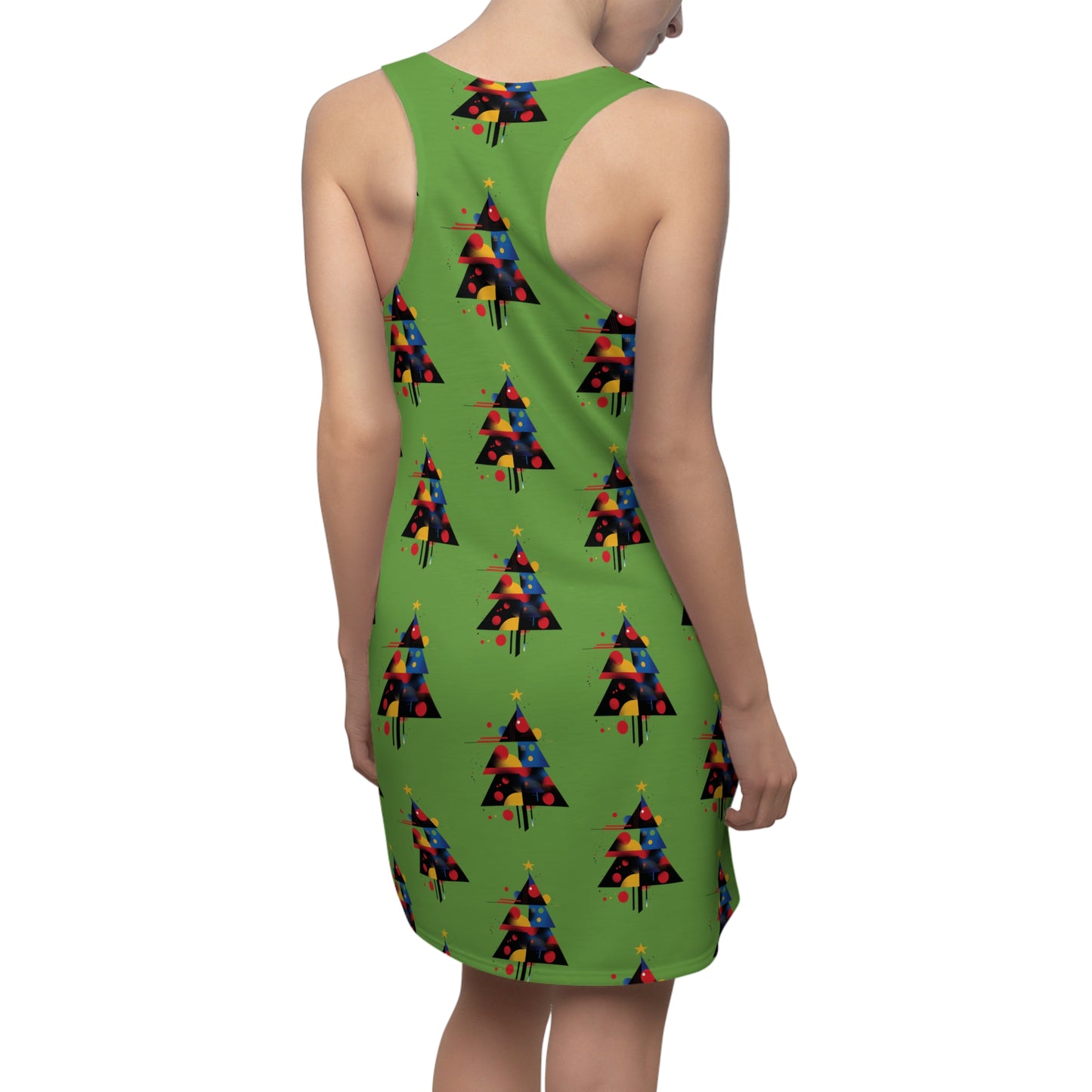 Women’s Christmas Racerback Dress – Part of Family Matching Holiday Outfit