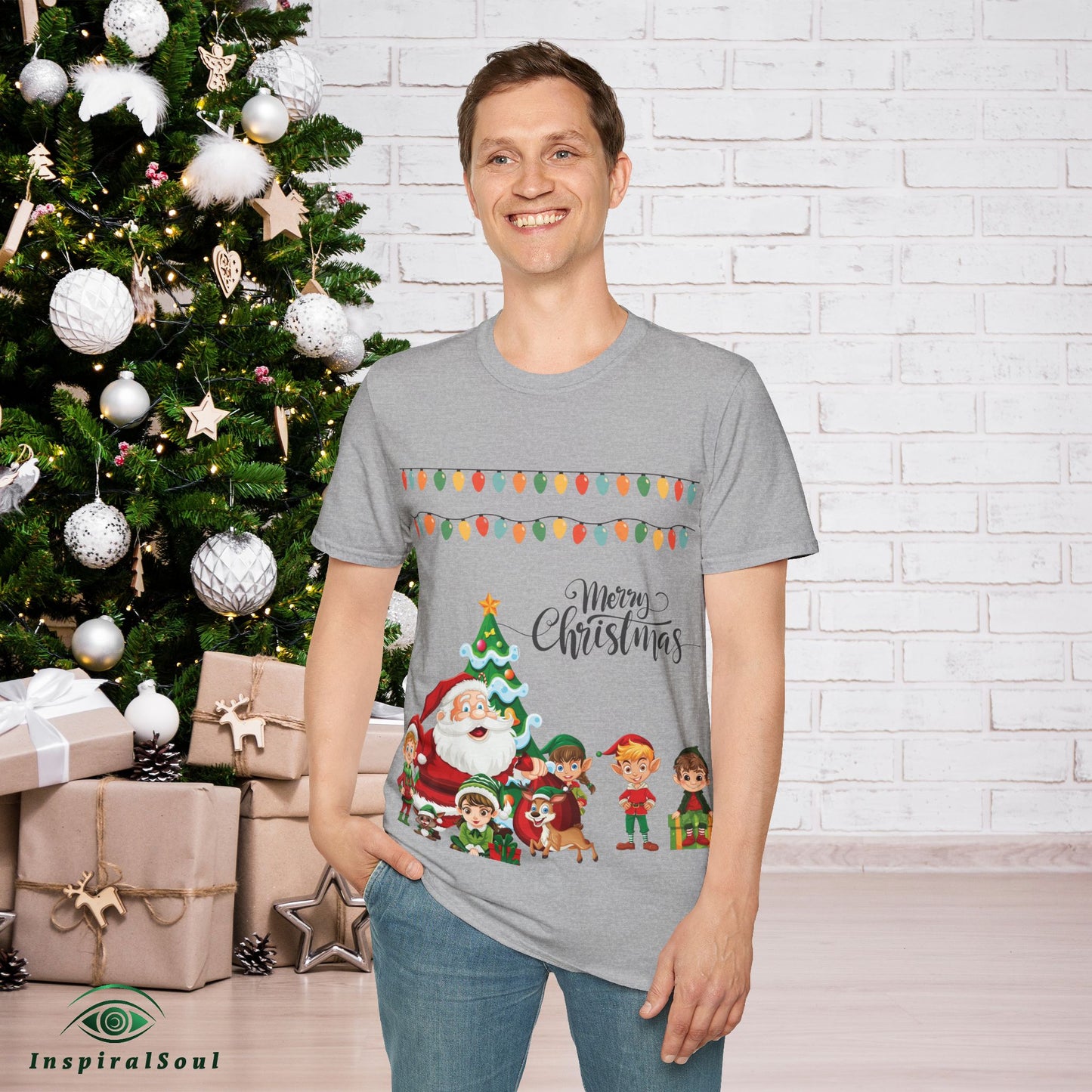 Merry Christmas Unisex Soft style T-Shirt – Cozy & Festive Holiday Wear