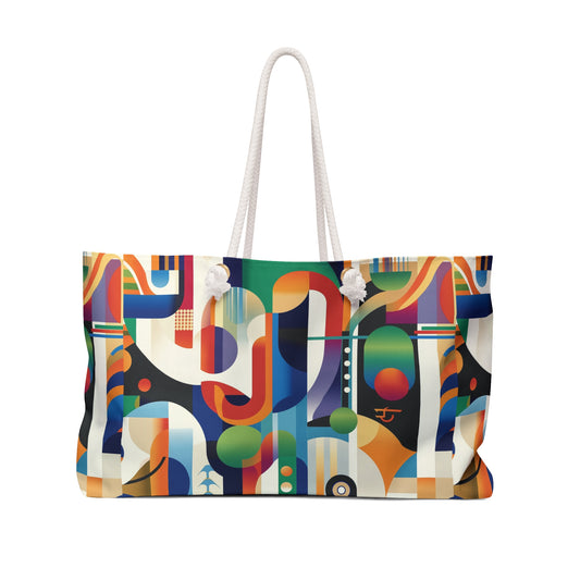 GeoVibe Splash Oversized Weekender Tote – Your Perfect Summer Companion