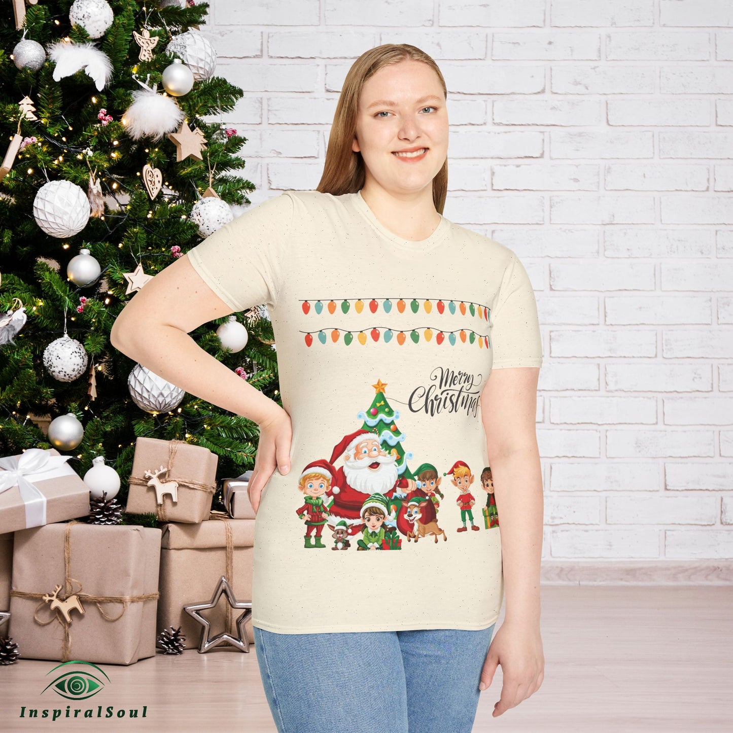 Merry Christmas Unisex Soft style T-Shirt – Cozy & Festive Holiday Wear