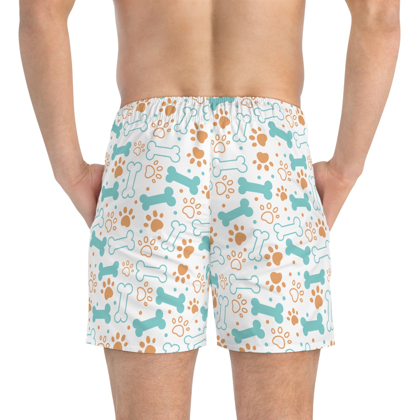 Dog Lovers Custom Swim Trunks – Dive into Summer in Style