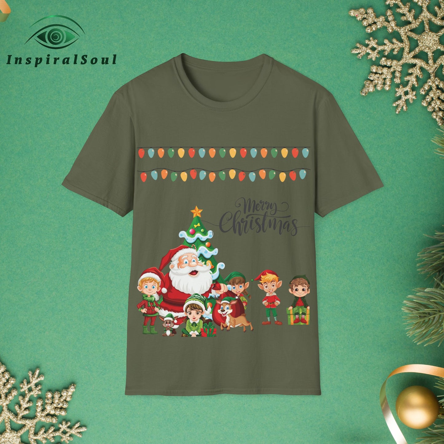 Merry Christmas Unisex Soft style T-Shirt – Cozy & Festive Holiday Wear