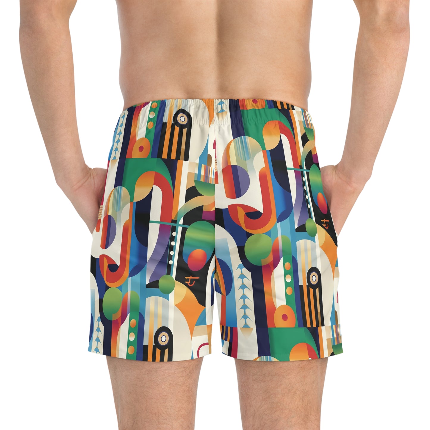 GeoVibe Splash Custom Swim Trunks – Dive into Summer in Style