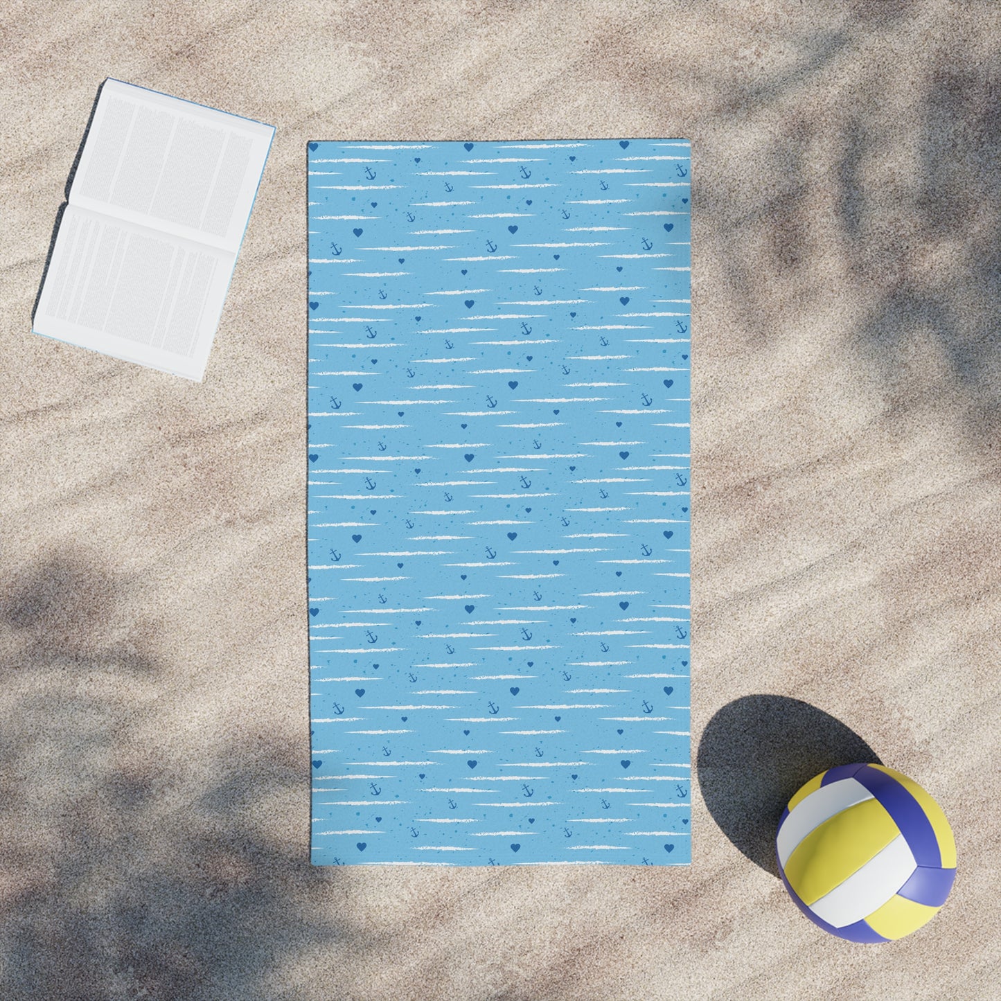 Tidal Bliss Beach Towel – Soft & Vibrant Summer Essential