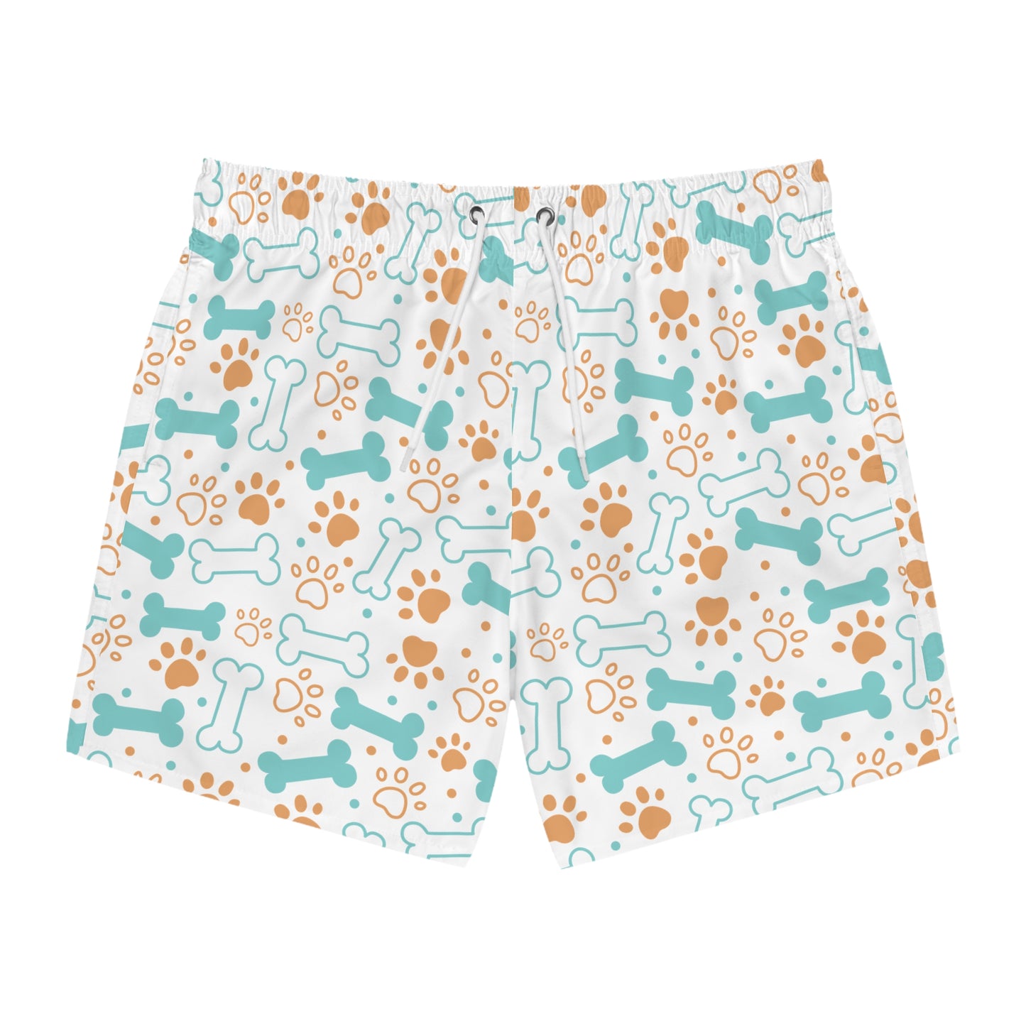 Dog Lovers Custom Swim Trunks – Dive into Summer in Style