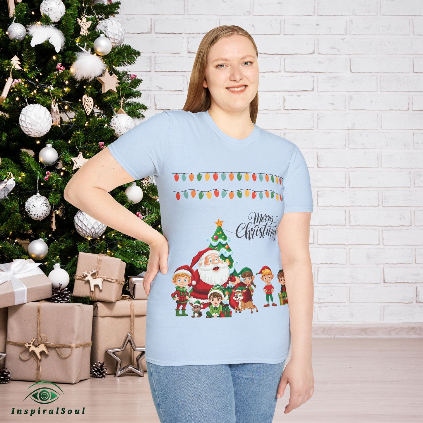 Merry Christmas Unisex Soft style T-Shirt – Cozy & Festive Holiday Wear