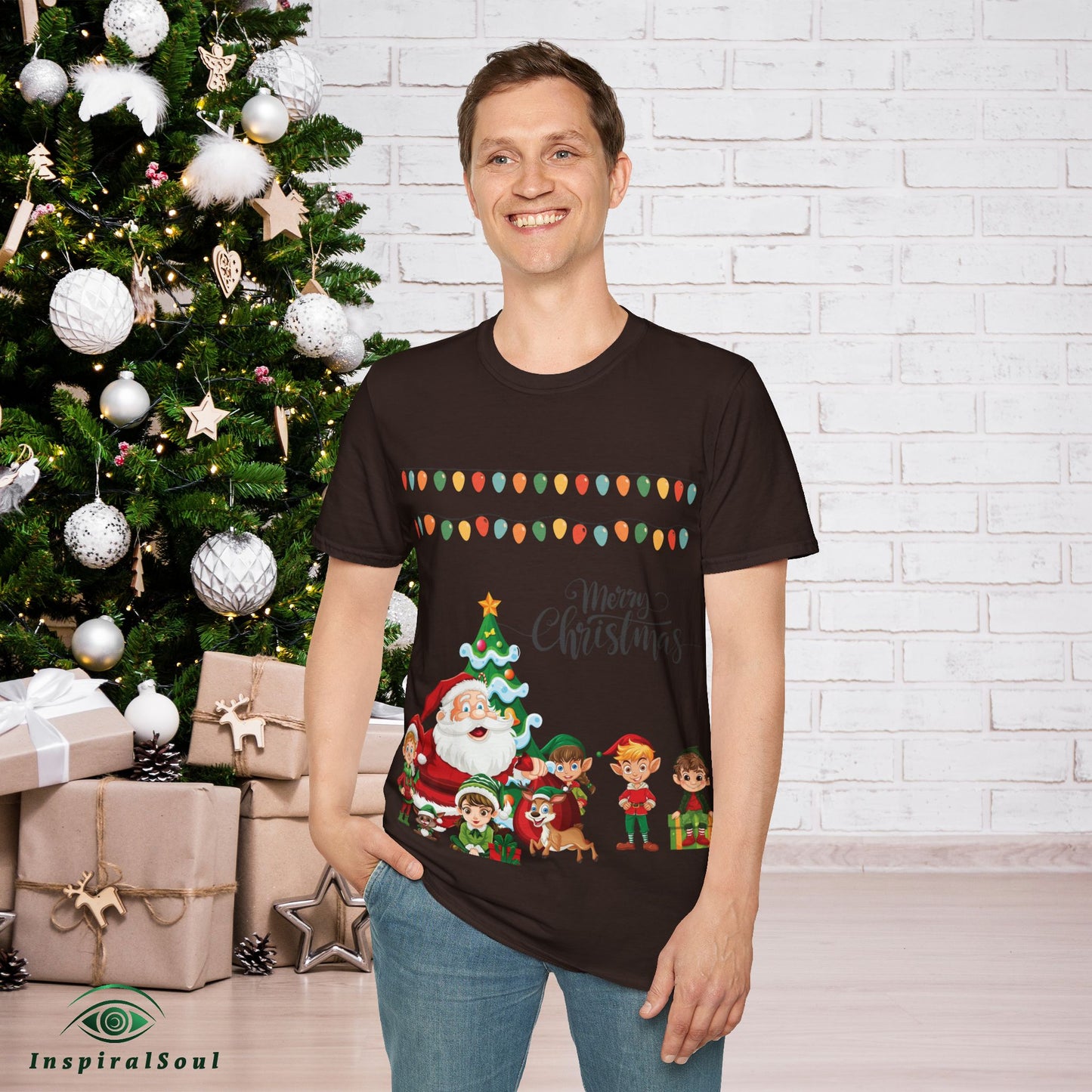 Merry Christmas Unisex Soft style T-Shirt – Cozy & Festive Holiday Wear