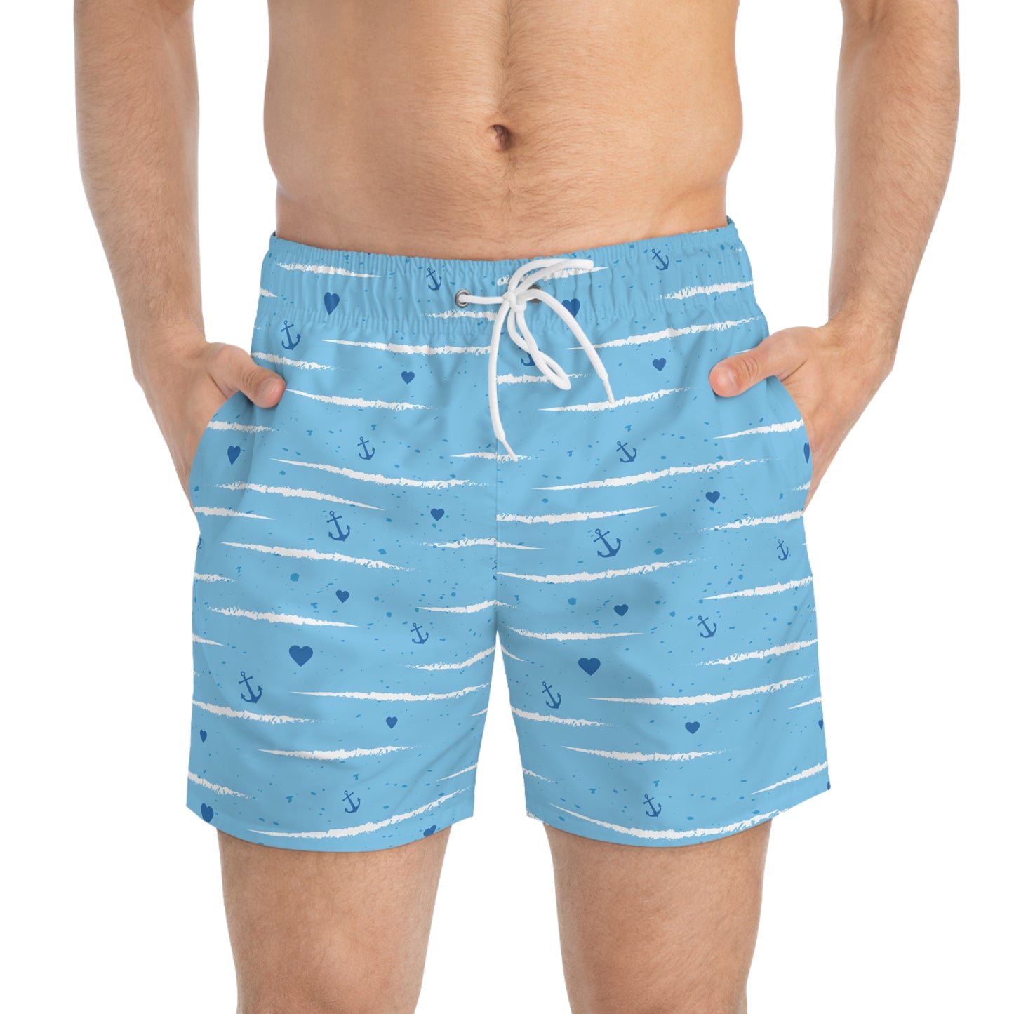 Tidal Bliss Men’s Swim Trunks – Beach Collection