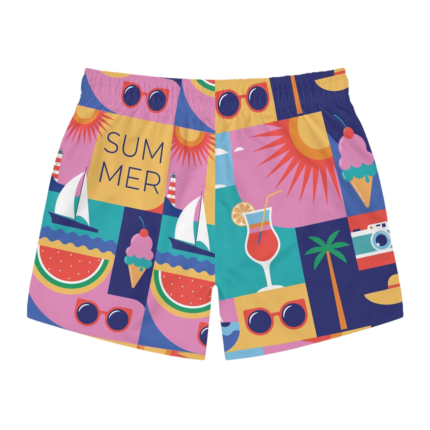 Hello Summer - Custom Swim Trunks – Dive into Summer in Style