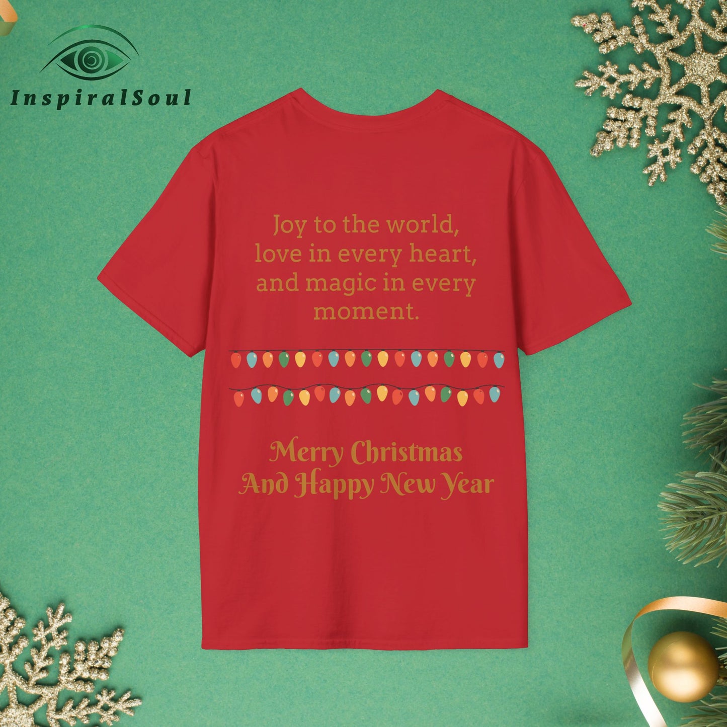 Merry Christmas Unisex Soft style T-Shirt – Cozy & Festive Holiday Wear