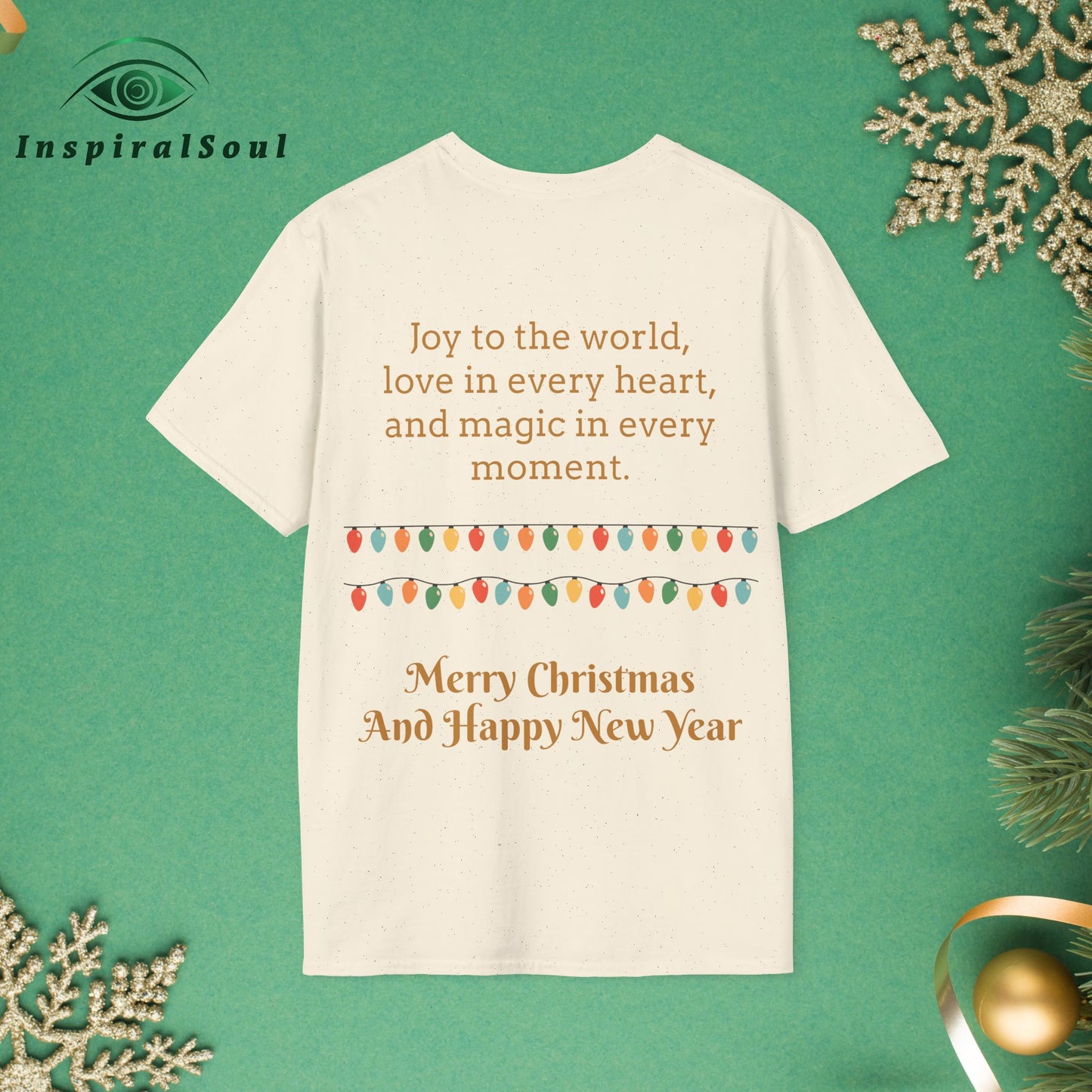 Merry Christmas Unisex Soft style T-Shirt – Cozy & Festive Holiday Wear