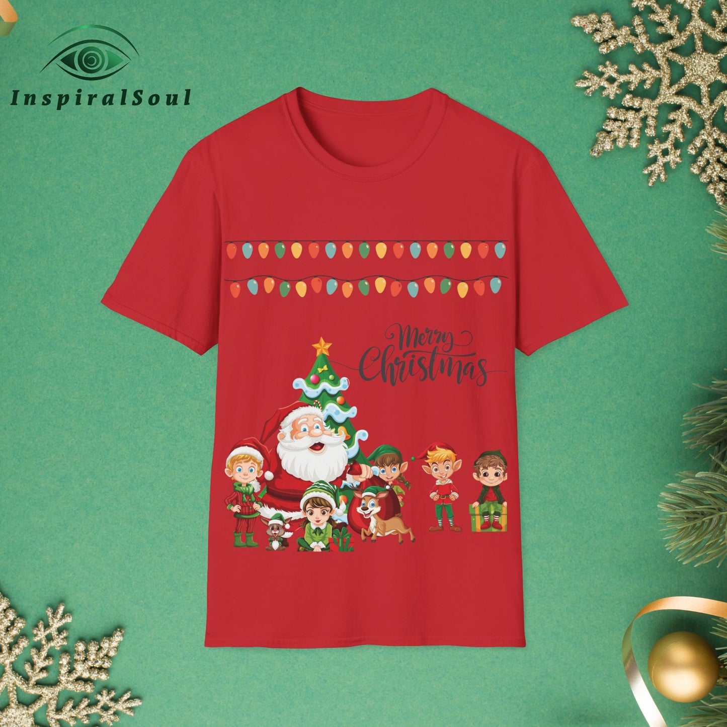 Merry Christmas Unisex Soft style T-Shirt – Cozy & Festive Holiday Wear