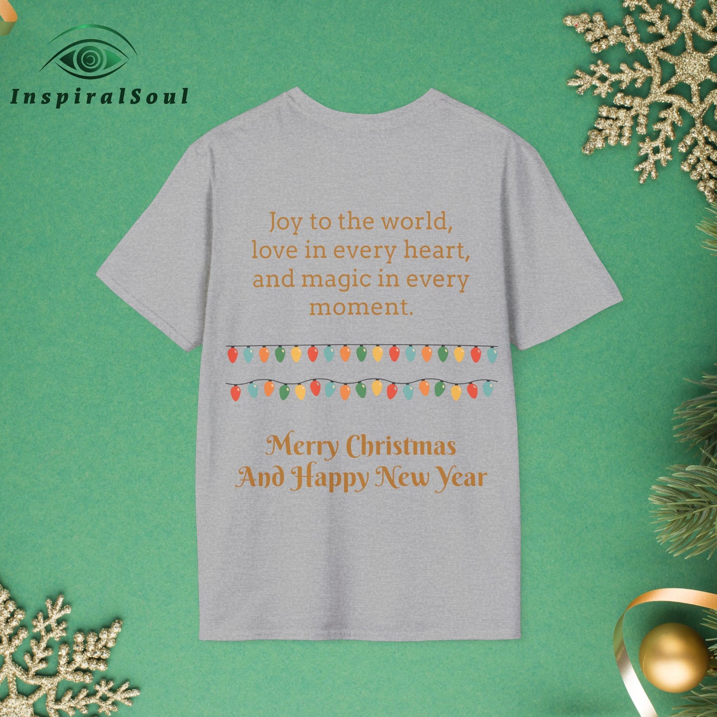 Merry Christmas Unisex Soft style T-Shirt – Cozy & Festive Holiday Wear