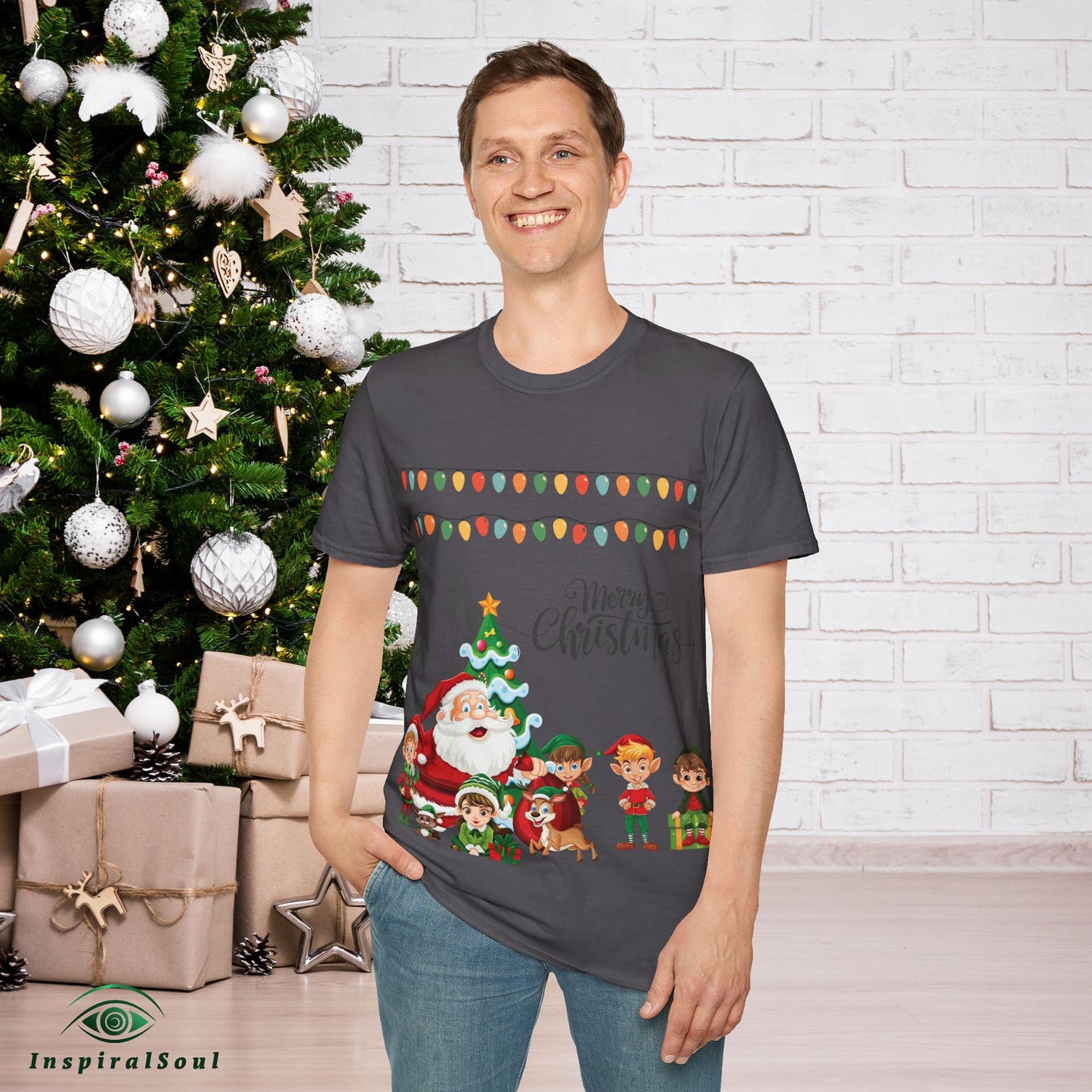 Merry Christmas Unisex Soft style T-Shirt – Cozy & Festive Holiday Wear