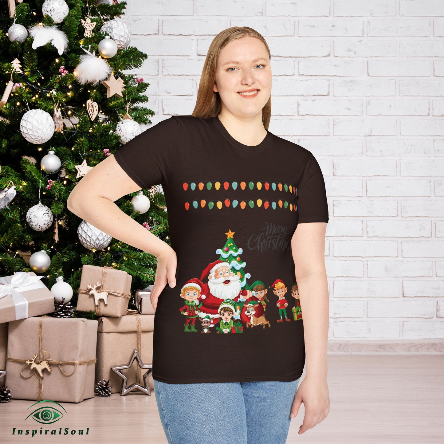 Merry Christmas Unisex Soft style T-Shirt – Cozy & Festive Holiday Wear