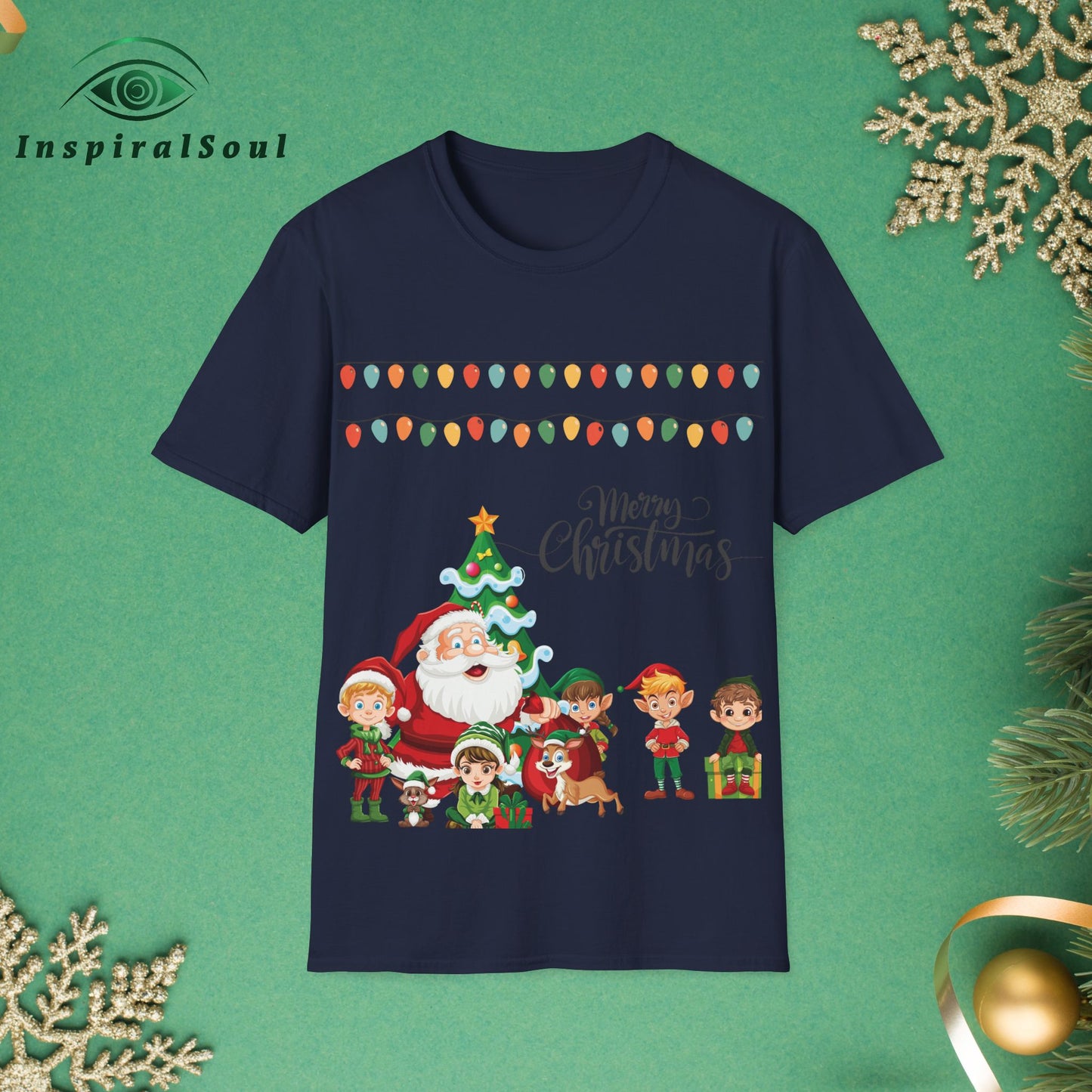 Merry Christmas Unisex Soft style T-Shirt – Cozy & Festive Holiday Wear