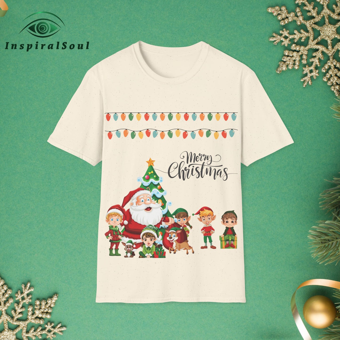 Merry Christmas Unisex Soft style T-Shirt – Cozy & Festive Holiday Wear