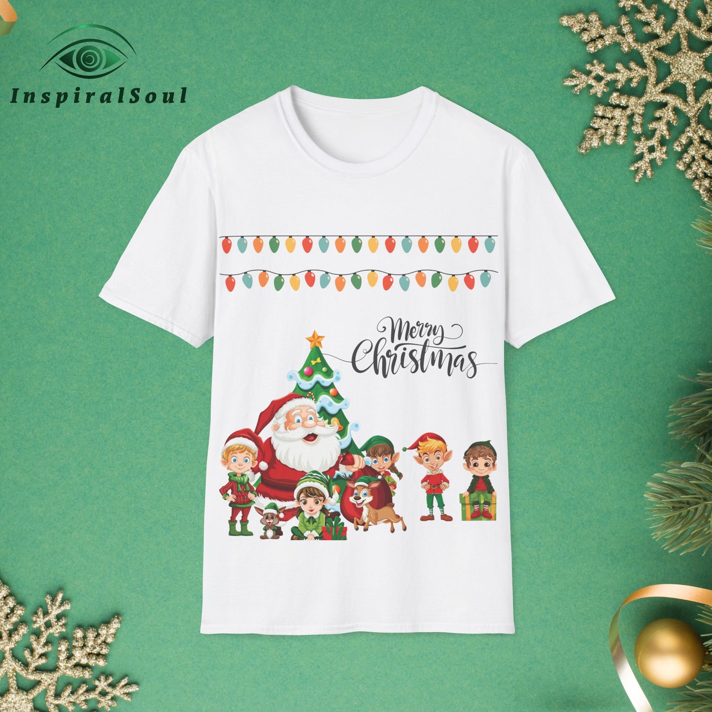 Merry Christmas Unisex Soft style T-Shirt – Cozy & Festive Holiday Wear