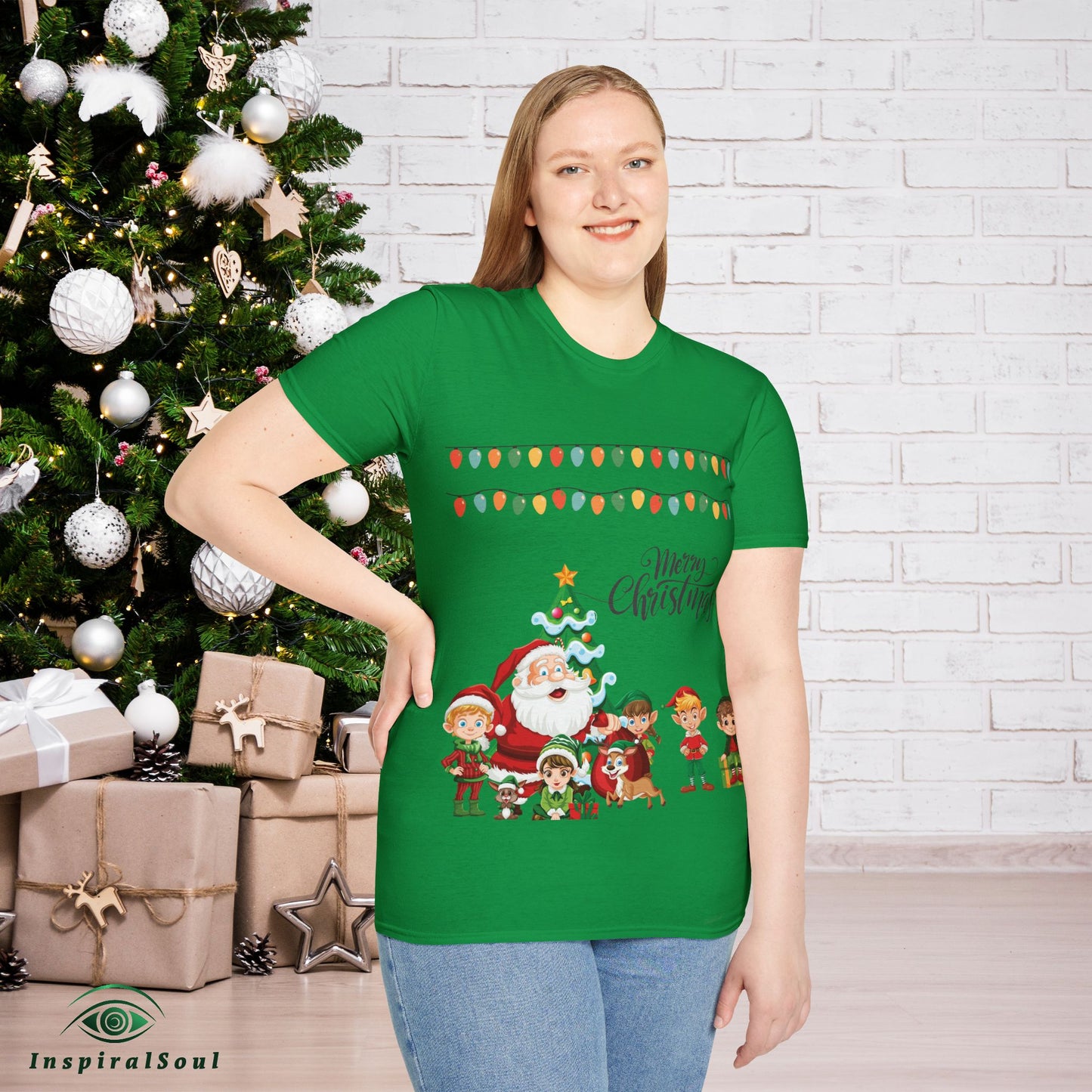 Merry Christmas Unisex Soft style T-Shirt – Cozy & Festive Holiday Wear