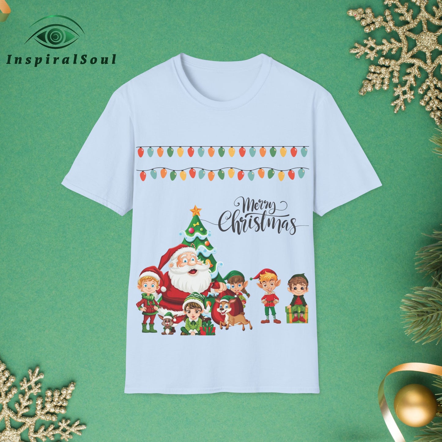 Merry Christmas Unisex Soft style T-Shirt – Cozy & Festive Holiday Wear