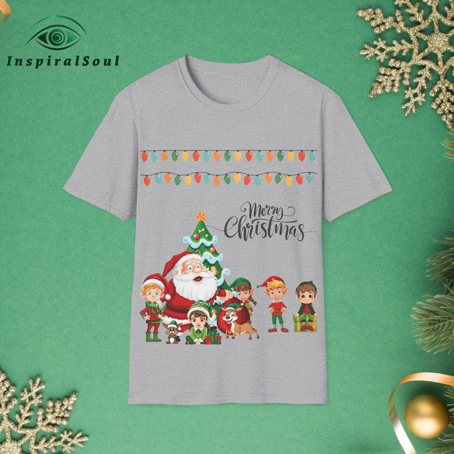 Merry Christmas Unisex Soft style T-Shirt – Cozy & Festive Holiday Wear