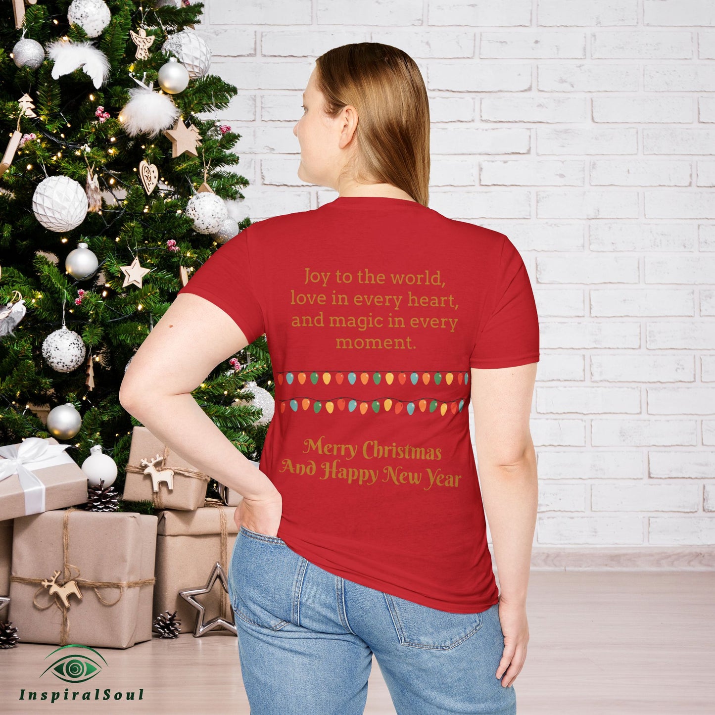 Merry Christmas Unisex Soft style T-Shirt – Cozy & Festive Holiday Wear