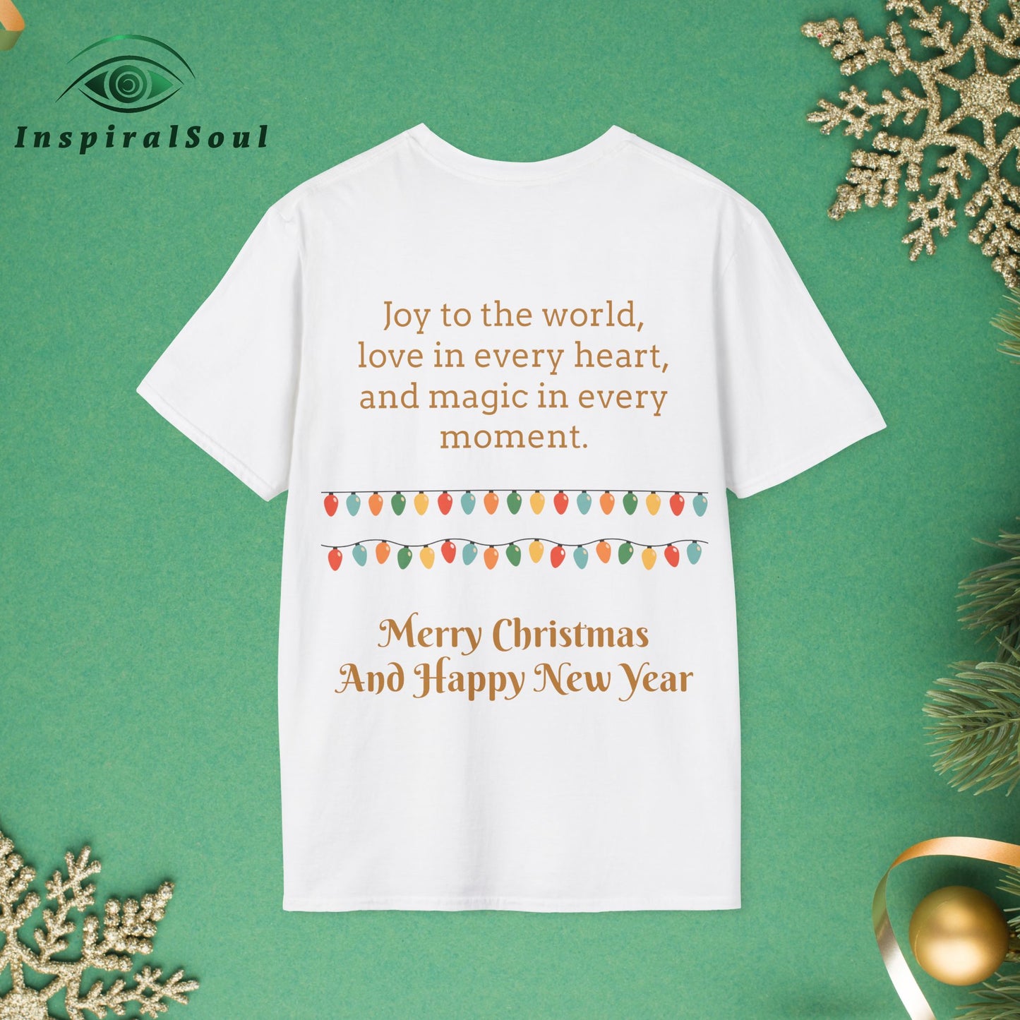 Merry Christmas Unisex Soft style T-Shirt – Cozy & Festive Holiday Wear