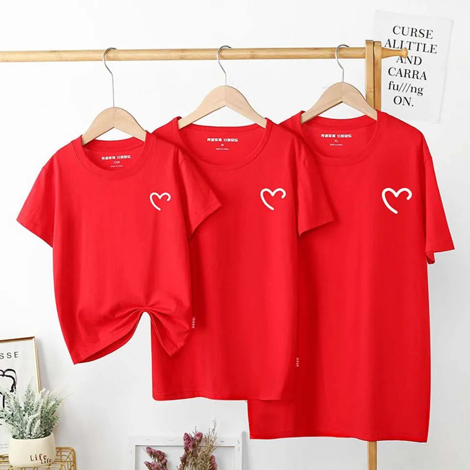 New Sale Quality Cotton Baby Mom Dad T Shirts Tops Fashion Family Matching Outfits Daddy Mommy And Daughter Son Matching Clothes