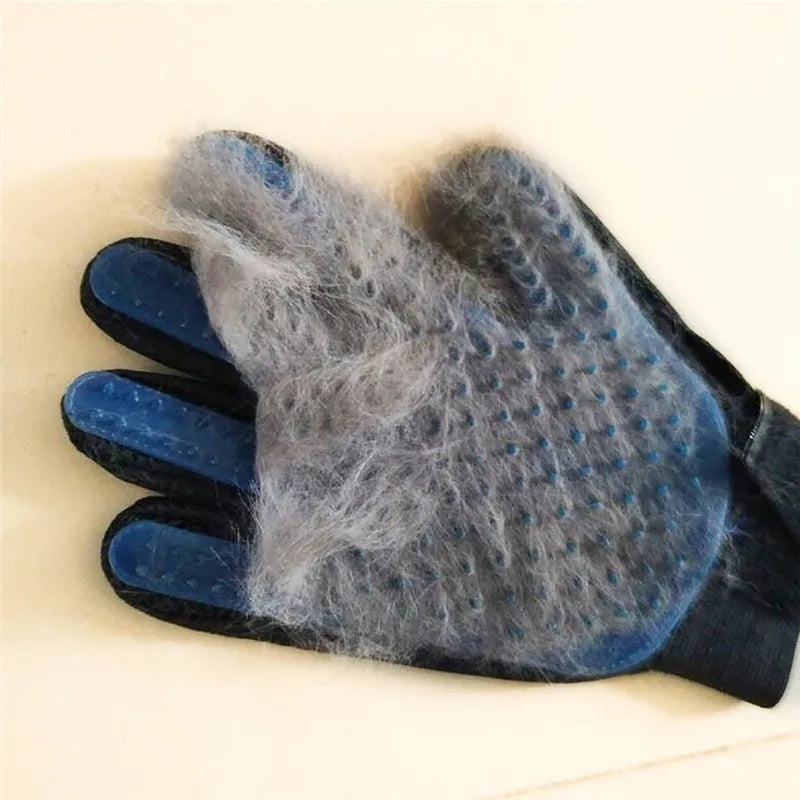 New Silicone Dog Toy Brush Glove – Gentle Deshedding & Grooming Glove for Pet Bathing & Cleaning