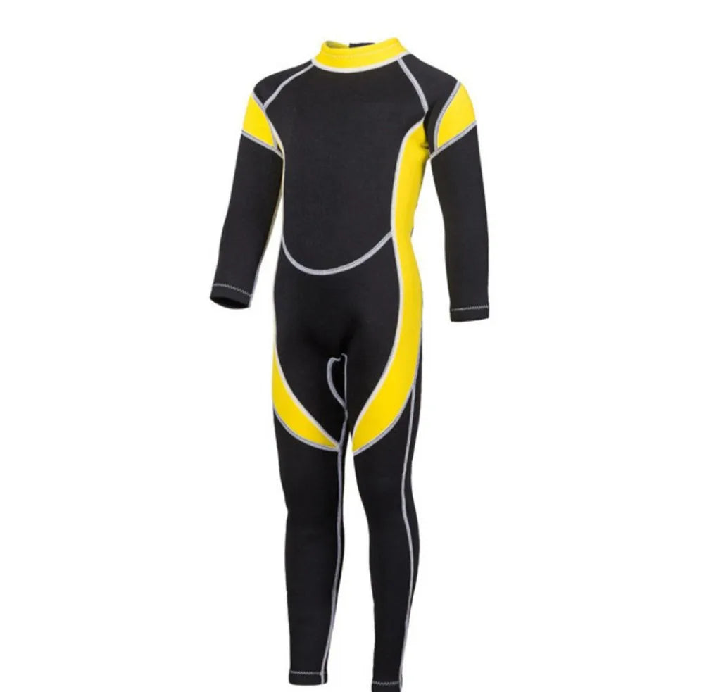 Kids 3mm Neoprene Wetsuit – Boys' Swimming, Diving, Surfing, and Rash Guard Suit