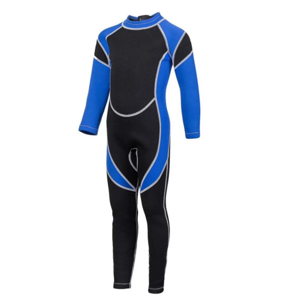 Kids 3mm Neoprene Wetsuit – Boys' Swimming, Diving, Surfing, and Rash Guard Suit