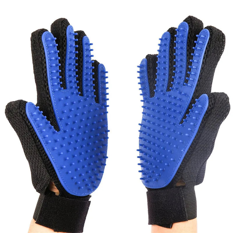 New Silicone Dog Toy Brush Glove – Gentle Deshedding & Grooming Glove for Pet Bathing & Cleaning