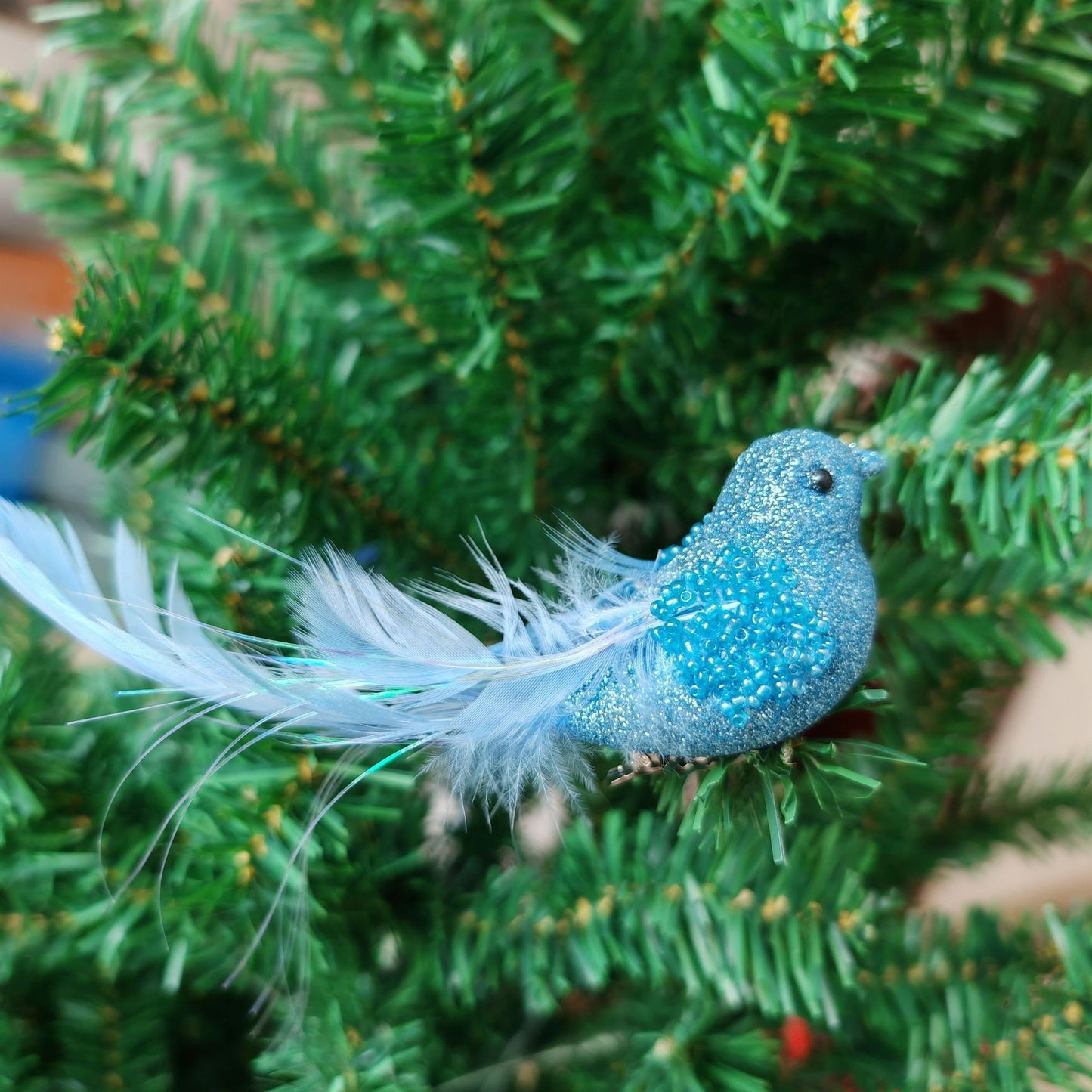 Artificial Feather Birds – DIY Foam Bird Ornaments for Christmas, Wedding, and Garden Decor