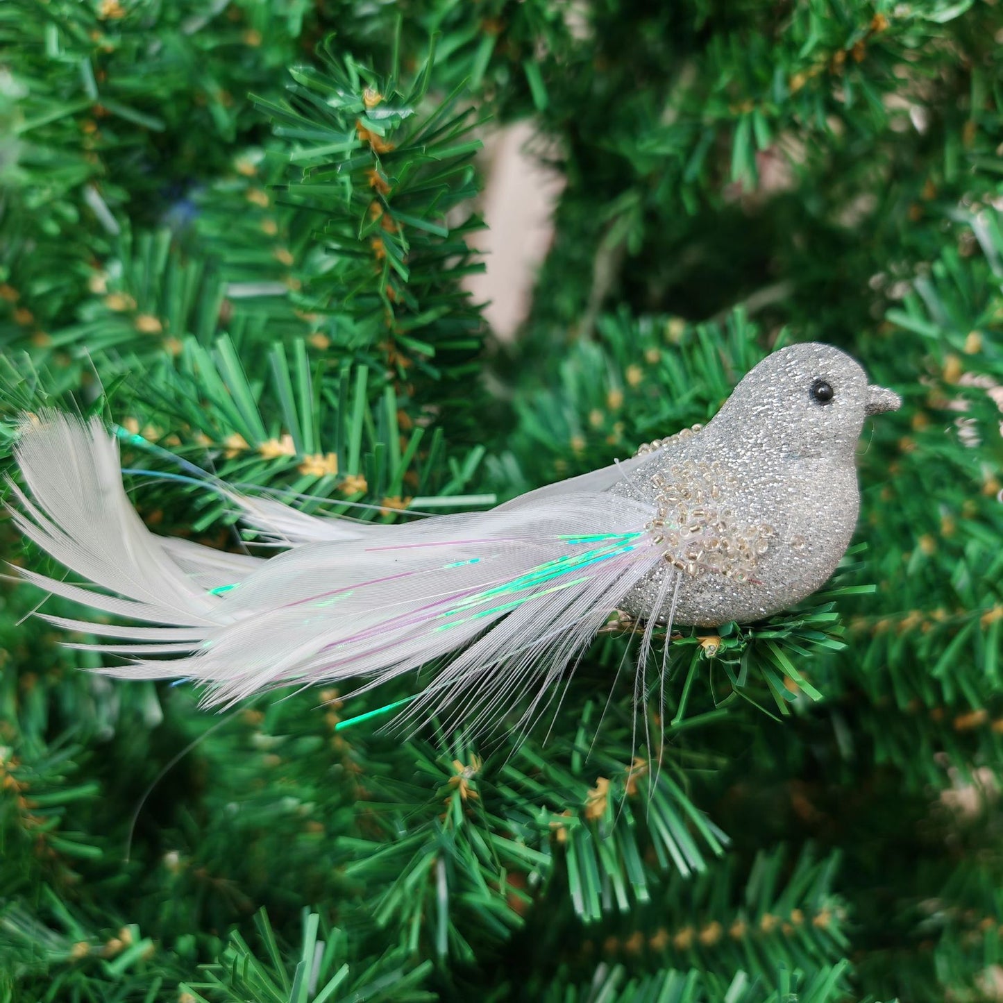 Artificial Feather Birds – DIY Foam Bird Ornaments for Christmas, Wedding, and Garden Decor