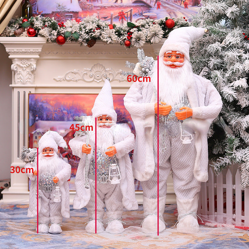 30/45Cm Standing Santa Claus Christmas Figurine – Festive Holiday Decoration for Kids & Home