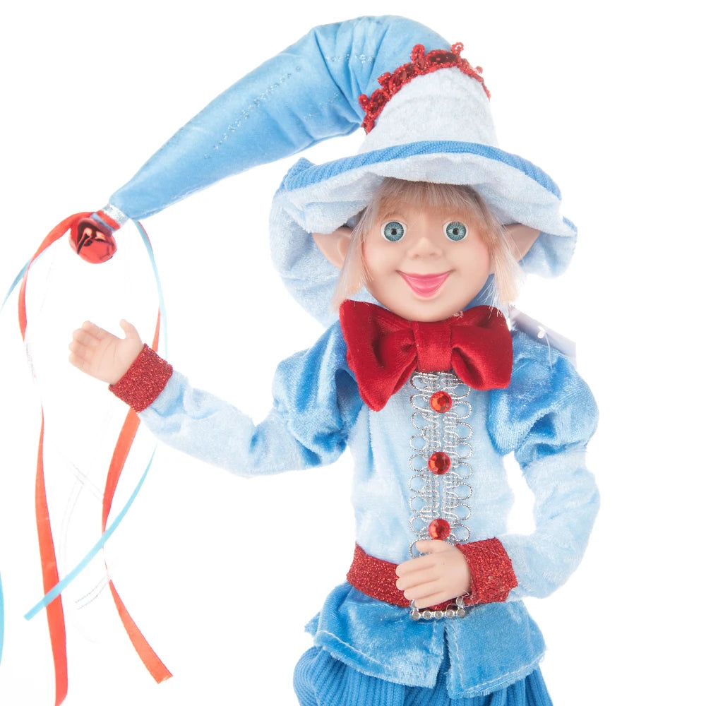 Bendable Christmas Elf Dolls – 50cm/19.6in Magical Holiday Ornaments (2 PCS Set)