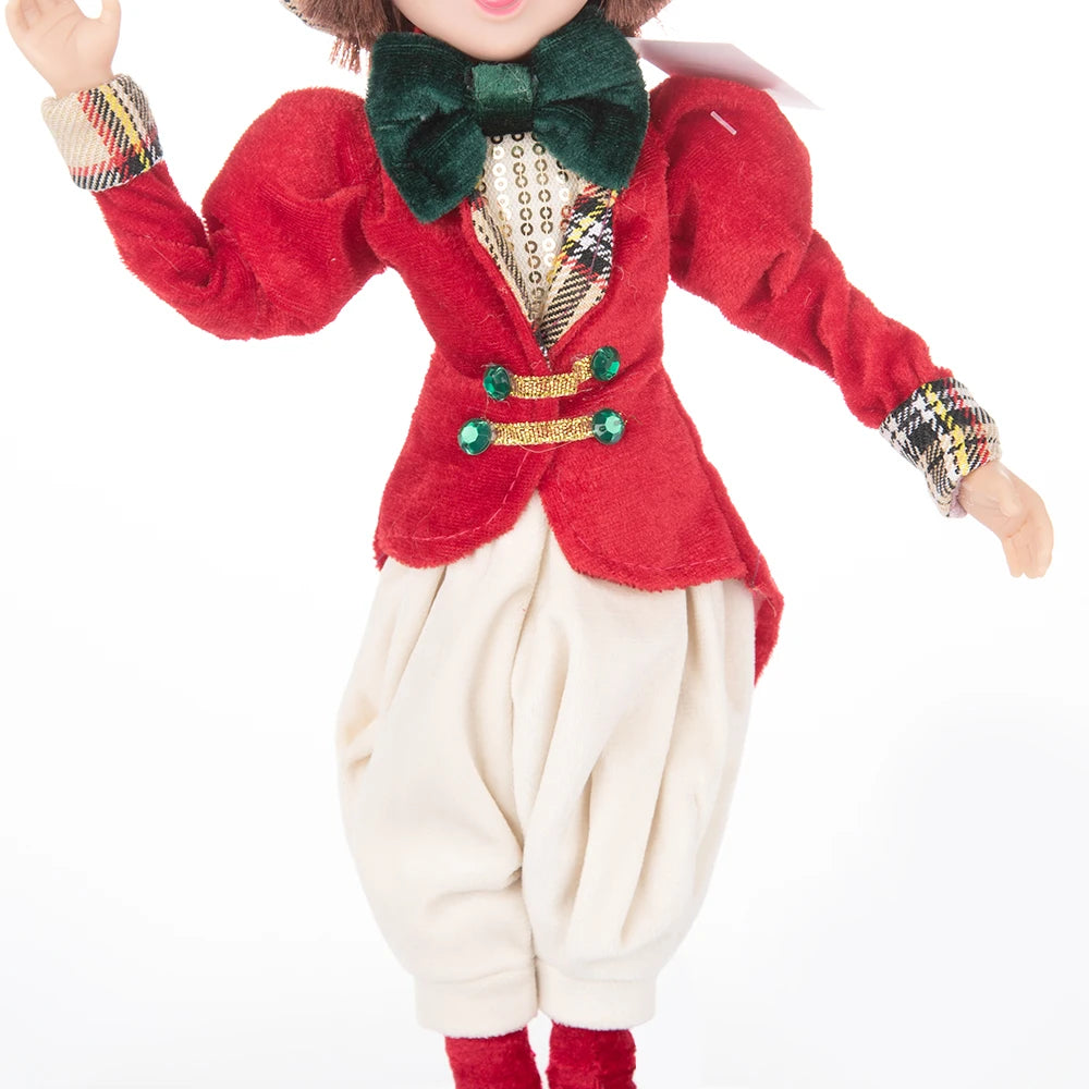 Bendable Christmas Elf Dolls – 50cm/19.6in Magical Holiday Ornaments (2 PCS Set)