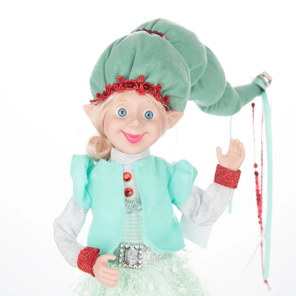 Bendable Christmas Elf Dolls – 50cm/19.6in Magical Holiday Ornaments (2 PCS Set)