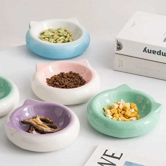 Ceramic Food Bowl for Small Dogs and Cats