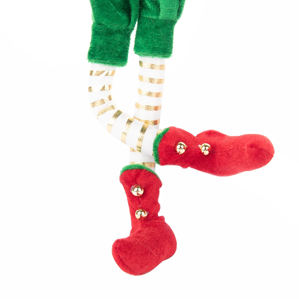 Bendable Christmas Elf Dolls – 50cm/19.6in Magical Holiday Ornaments (2 PCS Set)