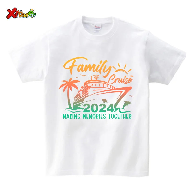 Family Cruise 2024 Matching Vacation T-Shirts – Fun Family Trip Outfits for Parents, Kids & Toddlers 🌊🚢