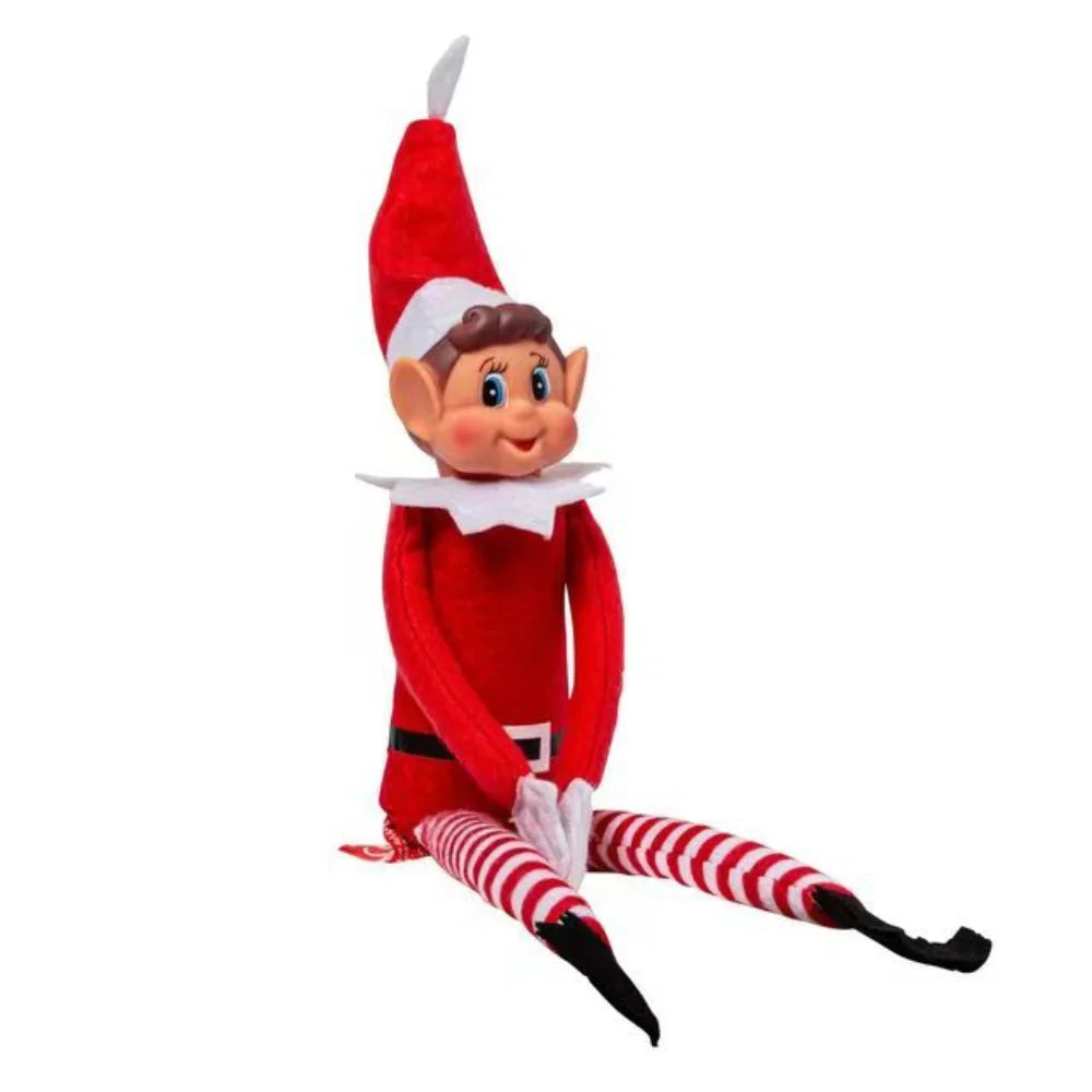 Christmas Plush Leg Elf Doll Ornaments – Boys & Girls Elf Toys for Tree, Home, and Gifts