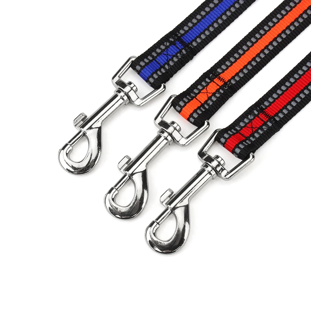 Nylon Dog Leash Night Reflective – Durable Pet Leash for Small, Medium & Large Dogs & Cats