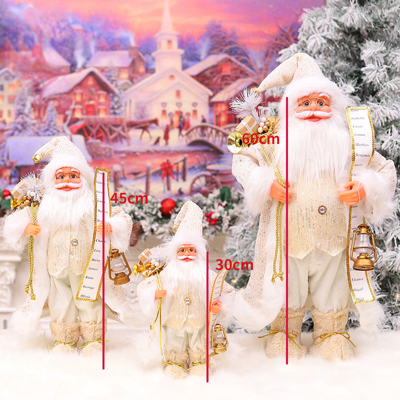 30/45Cm Standing Santa Claus Christmas Figurine – Festive Holiday Decoration for Kids & Home