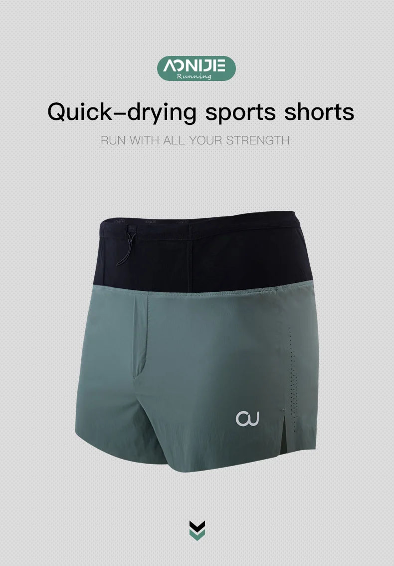 AONIJIE FM5110 Men's Quick-Drying Sports Shorts – Breathable Athletic Trunks for Running, Soccer, Gym, and More