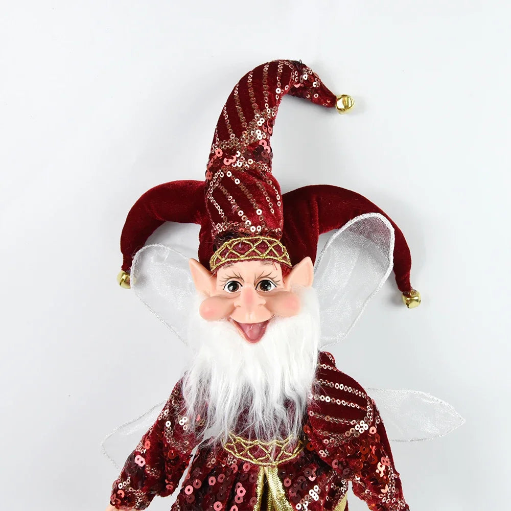 New Elf Doll Christmas Pendant – Adorable Hanging & Standing Ornaments for 2024 Holiday Decor