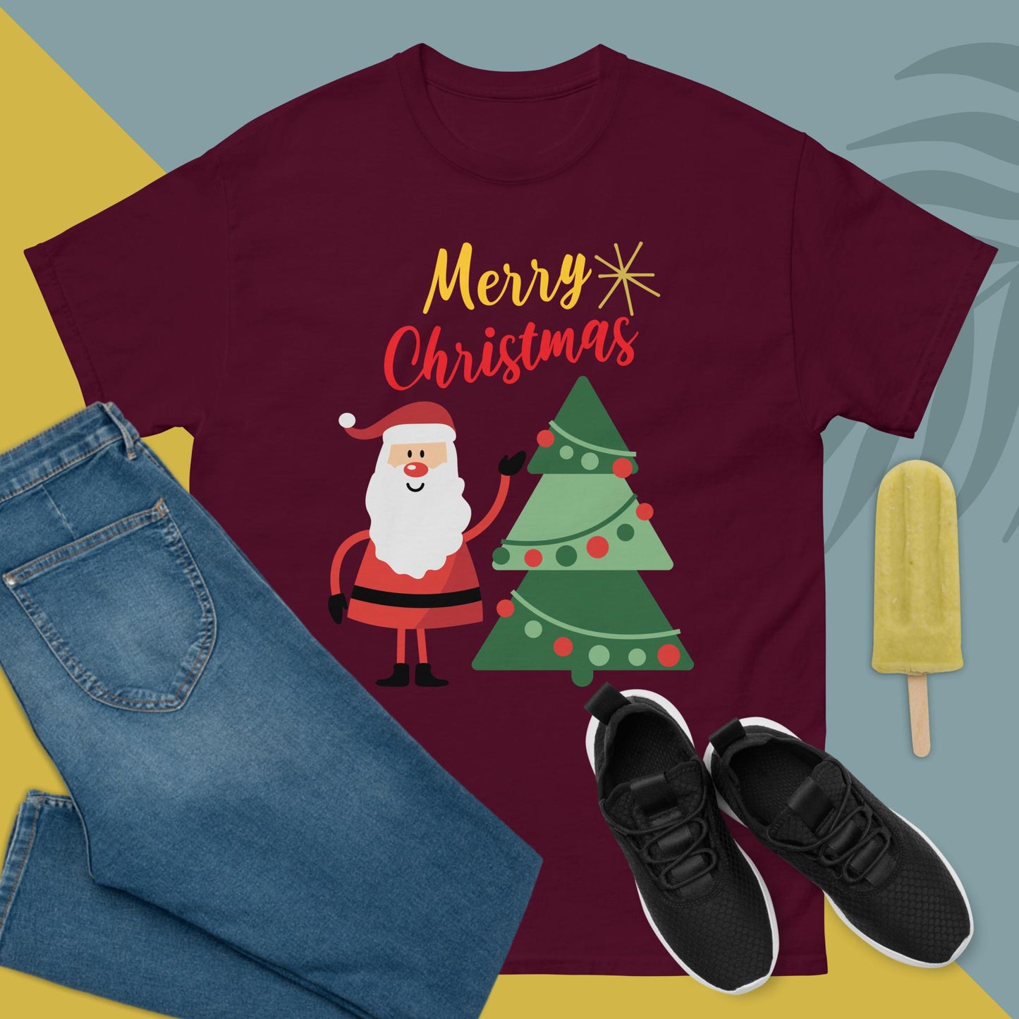 Merry Christmas Unisex Classic Tee – Festive Holiday Design