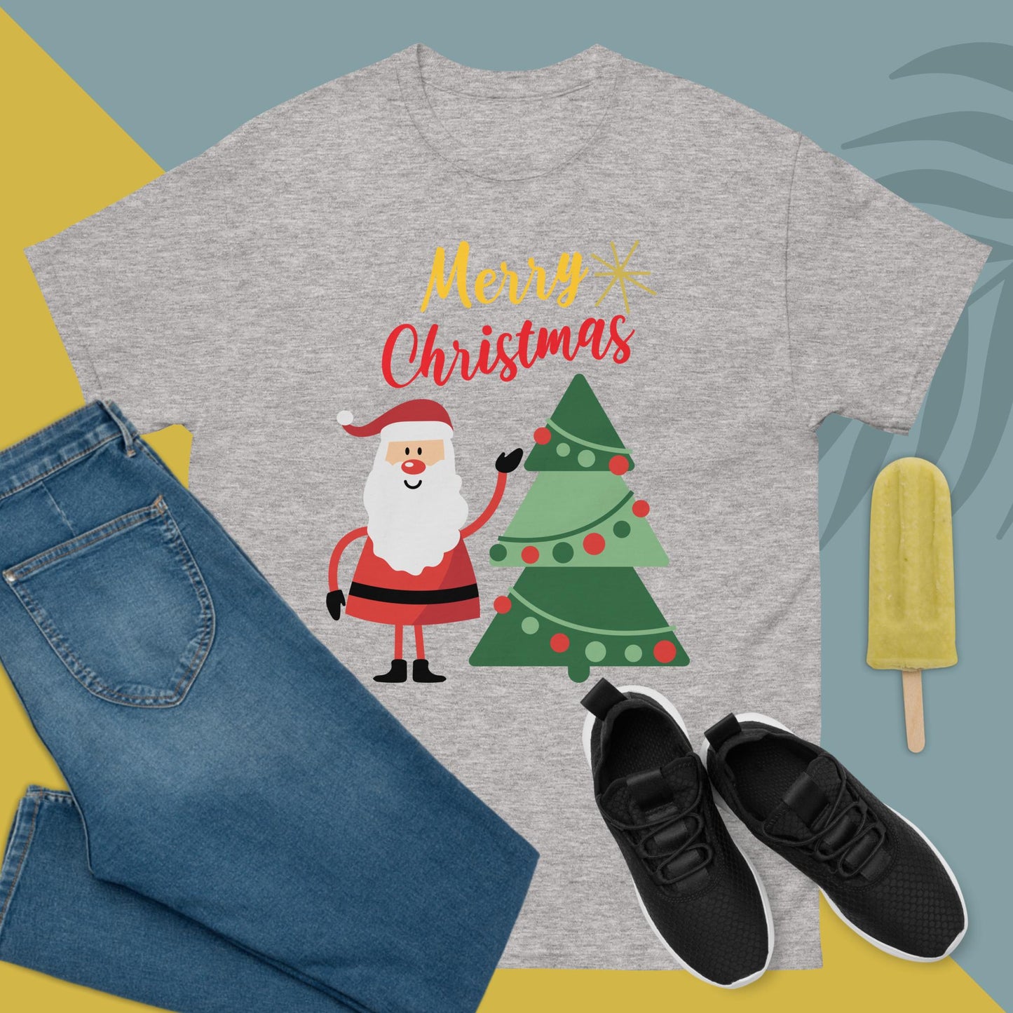 Merry Christmas Unisex Classic Tee – Festive Holiday Design